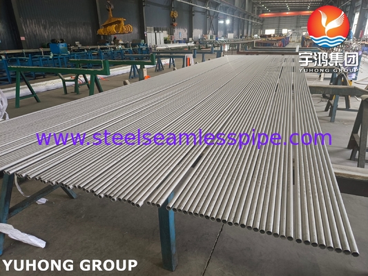 Nahtlose Rohre aus Edelstahl ASTM A269 TP304 ASME SA269 TP304L eingelegt und gegrillt