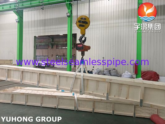 Nickellegierte nahtlose Röhre B163 UNS N08825 25.4MM*2.11MM*5555MM HEAT NO.175-122