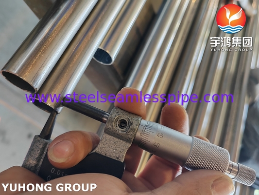 ASTM A249 TP316L Helle, gegrillte, geschweißte Röhre aus Edelstahl