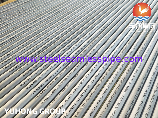 ASTM A213 TP304 Stainless Steel Seamless Tube , For Heat Exchanger And Boiler