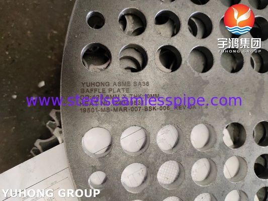 Wärmetauscher-Teile Druckbehälter BAFFLE PLATE SA387 GR.11 CL.2 A36