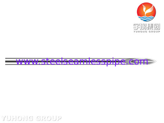 ISO9626 Edelstahl-Injektionsnadelrohr, Schrägspitze, medizinische Hypodermina