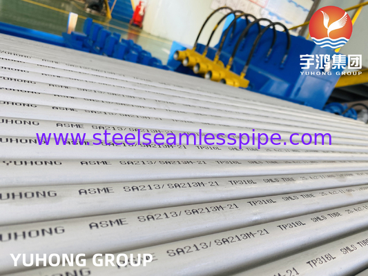 ASTM A213 TP316 TP316L Nahtlose Rohre aus Edelstahl