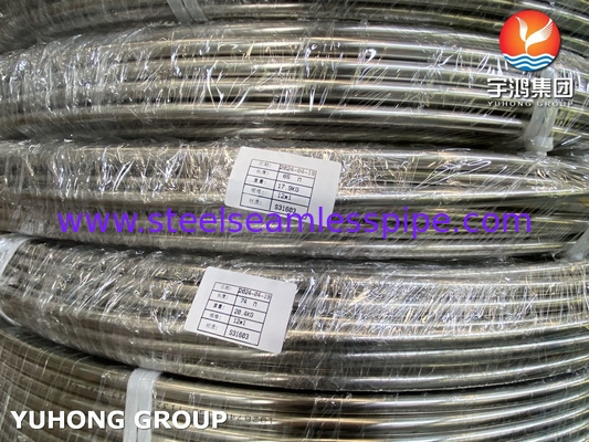ASTM A269 TP316L Spulen aus Edelstahl, nahtloses Rohr NACE MR0175 Konformität