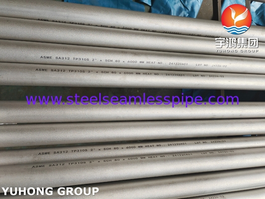 ASME SA312 TP310S / UNS S31008 Nahtlose Rohre aus Edelstahl