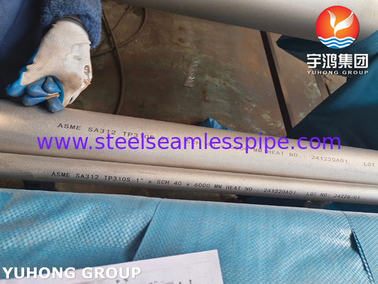 ASME SA312 TP310S / UNS S31008 Nahtlose Rohre aus Edelstahl