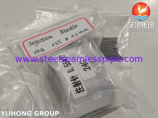 24G Medizinische Injektionsnadel, 0,55*32MM, Bevel Spitze Edelstahl Nadelrohr ISO9626