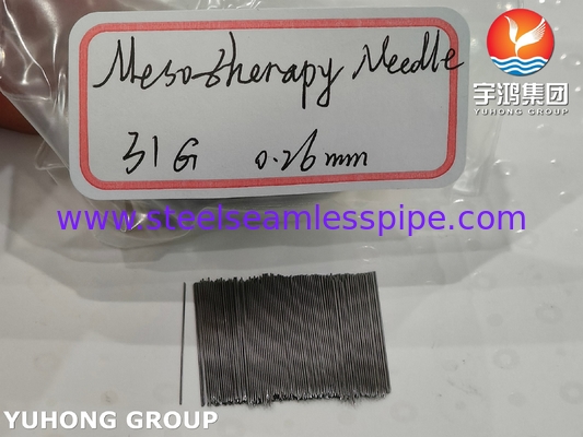 Mesotherapie Nadel, 31G Dreifach-Bevel-Nadel-Röhre für kosmetische Chirurgie ISO9626