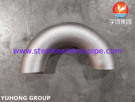 ASTM A403 WP321 Edelstahl 180° Ellenbogen, ASME B16.9 Buttweld-Rohrbelag