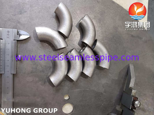 ASTM A403 WP321 Edelstahl 180° Ellenbogen, ASME B16.9 Buttweld-Rohrbelag