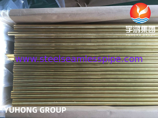 Seamless Tube aus Kupferlegierung ASTM B111 C70600,C44300,C71500 Meereswassergeräte An- und Offshore-Anwendung
