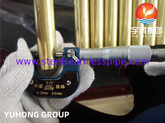 Seamless Tube aus Kupferlegierung ASTM B111 C70600,C44300,C71500 Meereswassergeräte An- und Offshore-Anwendung