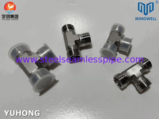 Edelstahl Adapter Tees NPT G PT SS316L Hydraulisches Formen