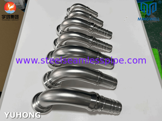 Rohrverbindung aus Edelstahl 90° SAE Flansche SS316L für Rohrverbindungen