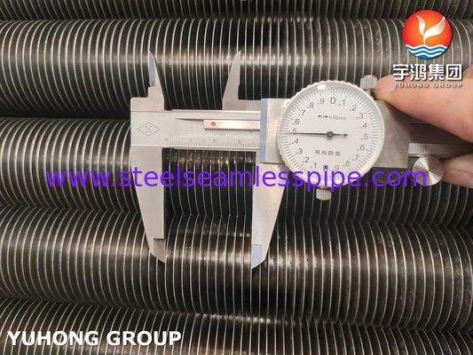 ASME SA179 Aluminium 1060 eingebettete Flachröhre G-Typ Flachröhre für Kondensator, Kühlsystem