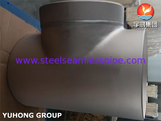 ASTM B466 C70600 Kupfer-Nickel-Legierung Rohrbelag, Buttweld CuNi 90/10 Equal Tee