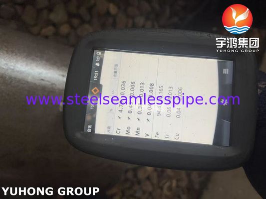 ASTM A335 / ASME SA335 P5 Nickellegierteilrohr nahtlos für den Hochtemperaturdienst