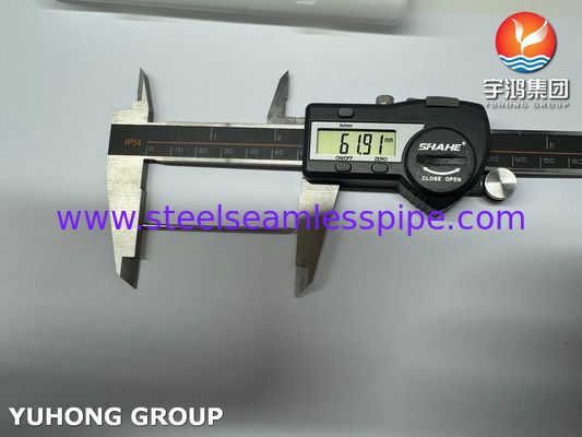 Edelstahl Sticknadelrohr mit scharfer Spitze für die Bekleidungsindustrie, 2,2 mm * 62 mm