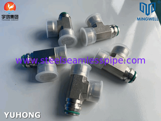 Edelstahl Adapter Tees NPT G PT SS316L Hydraulisches Formen