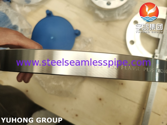 EN1092 ASTM A182 F53 / UNS S32750 Super Duplex 2507 Platte / flache Flansche
