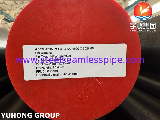 ASTM A335 P11 Legierstahl Hochfrequenzschweißrohr für HRSG und Kessel