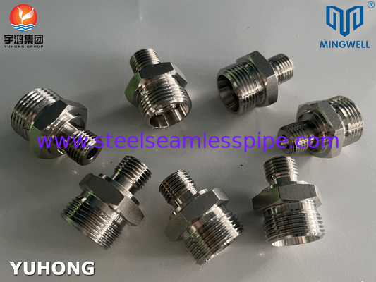316L Hydraulischer Geradenadapter aus Edelstahl