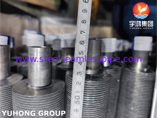 Nickellegierung ASTM B163 N08825 Incoloy 825 Extrudierte Flossenröhre mit Aluminiumflossen