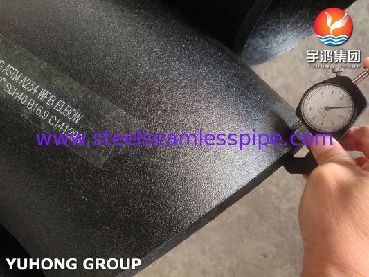ASTM A234 WPB Kohlenstoffstahlverbindung Ellenbogen 45DEG Langradius Buttwelded B16.9