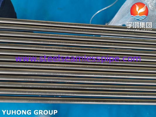 TUBERIA DE NIQUEL HASTELLOY TUBE ASTM B622 Hastelloy C276 Öl- und Gasaufbereitung