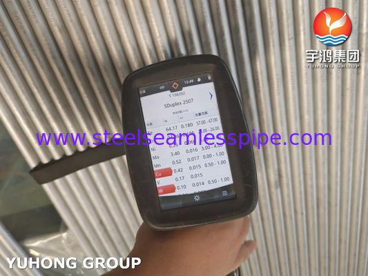 ASME SA789 S32750 Duplexrohr aus Edelstahl für die chemische Anwendung in Wärmetauschern