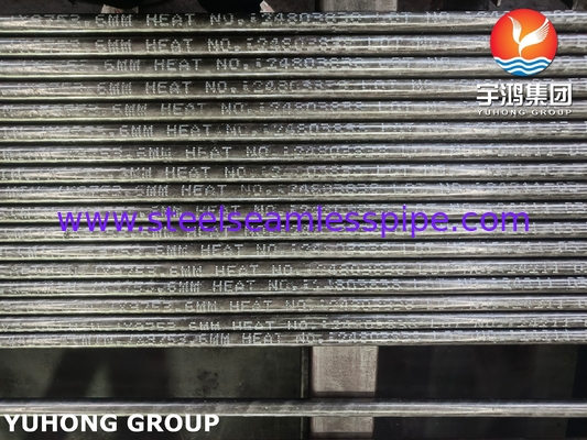 Nahtloser Rohr aus Legierstahl ASTM A213 ASME SA213 Klasse T5, T9, T11, T22 Für den Wärmetauscher Flüssigkeitskessel Bohrer Hydraulische Kühlung