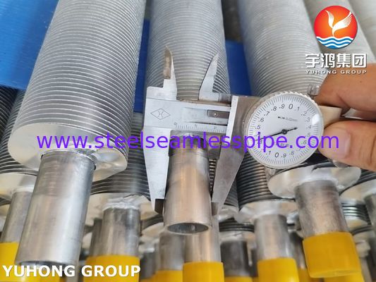 ASME SA249 Edelstahl gewickeltes Rippenrohr Rippentyp L LL KL für Luftkühler