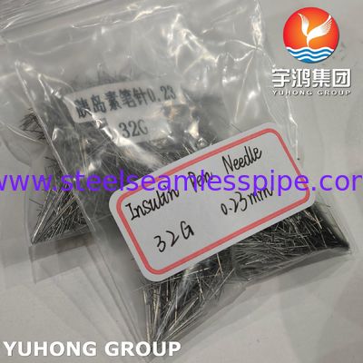 ISO9626 SUS304 Insulinnadel, Fünf-Schrägkanten-Spitzennadelröhrchen zur Diabetesbehandlung