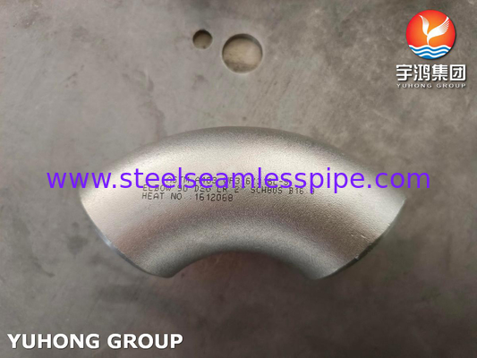 ASTM A403 / ASME SA403 WP316 / WP316L Edelstahl nahtlos geschweißter Hintern mit 90-Grad-Elbstand B16.9
