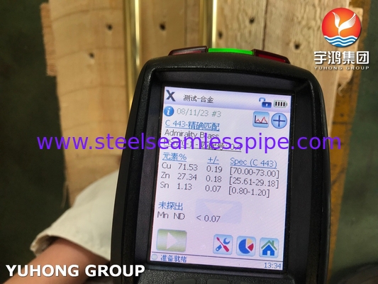 ASTM B111 C44300 Rohre aus Messing