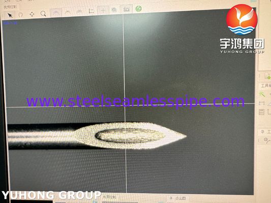 26G Edelstahl-Rückschnitt-Fasennadelröhre für medizinische Punktion ISO9626 SUS304