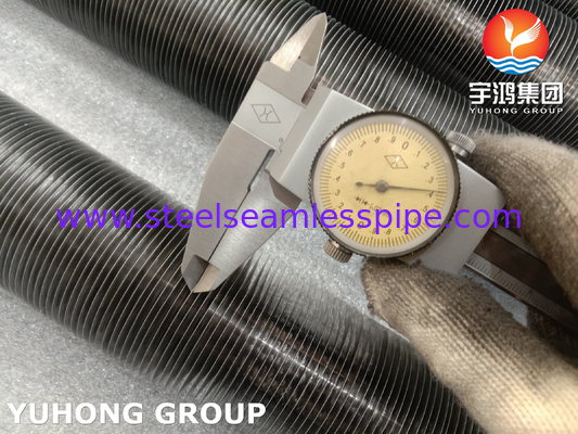 ASME SB163 N04400 Eingebettete Flossenröhre mit Aluminiumflossen für Luftkühler und Gas-Reboiler