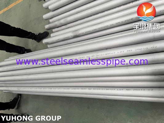 ASTM A790 / ASME SA789 S32205 Duplex Stahl nahtloses Rohr für Erdöl und Gas Industrie