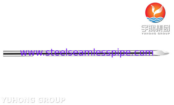 30G Edelstahl-Groove-Blutlanzette, Bevel Solid Tipp Nadelrohr für die Blutentnahme, ISO9626