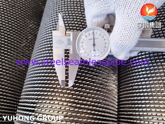 ASTM A312 TP304H Zernflossenröhre für Kessel und Überhitzer