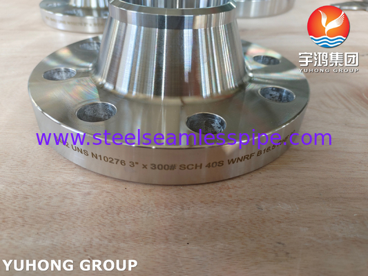 ASTM B564 N10276 Nickellegierte Stahlschmiedeflansche B16.5