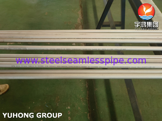 ASTM A213 TP304 Stainless Steel Seamless U Tube For Industrial Heat Exchangers