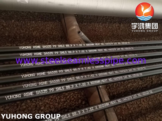 ASTM A335 / ASME SA335 P9 Seamless Pipe aus Legierungsstahl