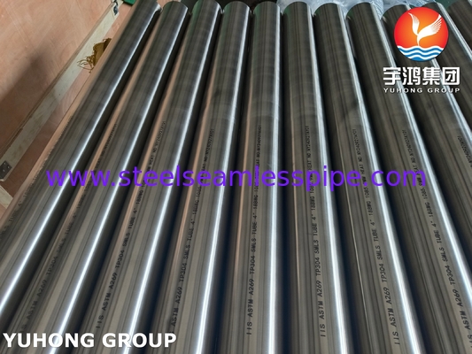 ASTM A269 TP304L Edelstahlseamless Tube Wärmetauscher Rohr hell gegrillt
