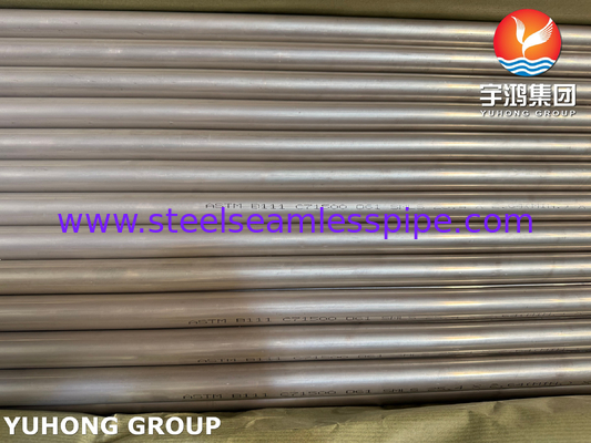 ASME SB111 UNS C71500 Kupfer-Nickel-Rohr CuNi 70/30 nahtloses Kondensatorrohr