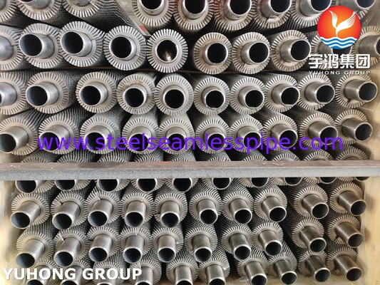 ASME SA192 Serrated Fin Tube For Waste Heat Ecovery System Gas Cooler
