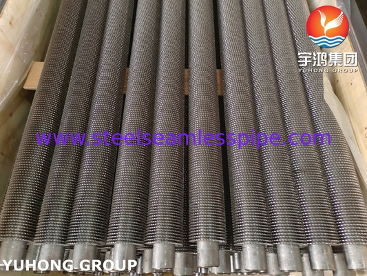 ASME SA192 Serrated Fin Tube For Waste Heat Ecovery System Gas Cooler