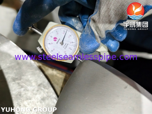 ASTM A403 / ASME SA403 WP321H Edelstahlbefestigung nahtlos 180° Ellenbogen B16.9