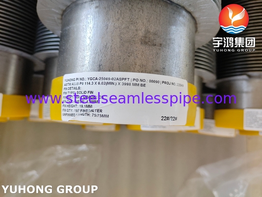 ASTM A335 P9 Spiralrohr mit Rippen für Wärmeübertragungsanlagen
