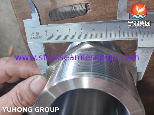 ASTM A182 F316L BSP-Überwurf-Sechskantnippel-Druckschmiedestücke